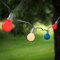 Northlight Patriotic G40 Globe Indoor Outdoor Patio Lights - 9' White Wire - 10ct